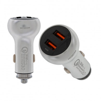 Cargador Auto Moxom KC13 36W QC3.0 con Cable USB-C vista 2