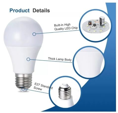 Ampolleta Luz Led 15W IRM E27