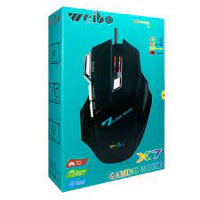 Mouse Gamer Weibo X7 3200DPi 6 Botones RGB