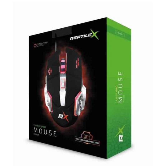 Mouse Gamer ReptileX RX005 3200 dpi RGB