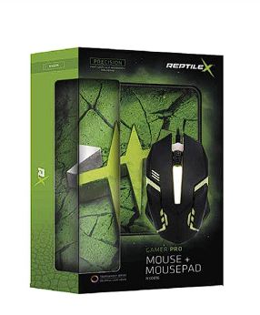 Kit Gamer Pro Reptilex RX0016 2 en 1 Mouse + Mousepad
