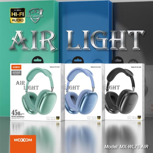 Audífonos Moxom WL75AIR Bluetooth 45 hrs.