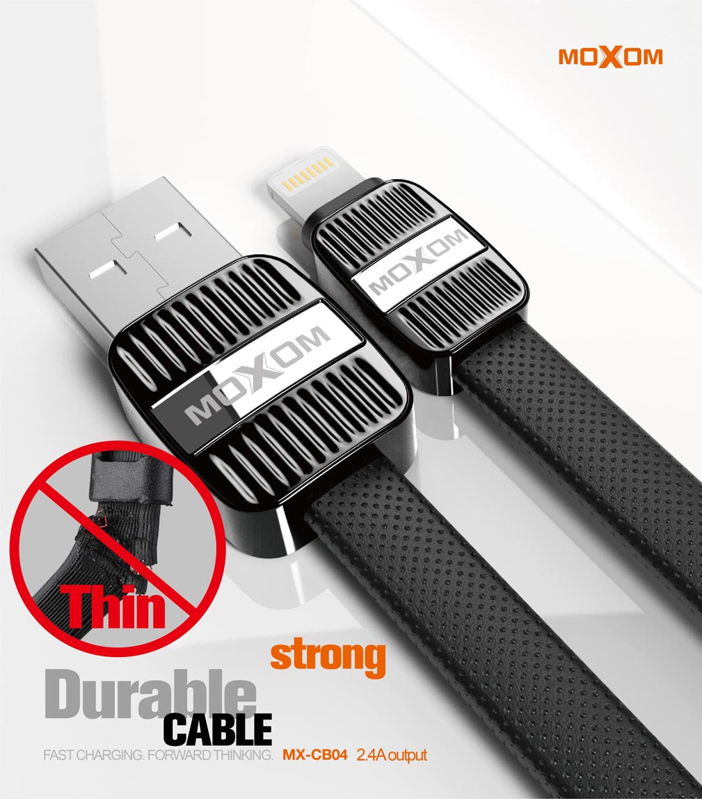 Cable Datos MOXOM MX-CB04 2.4 A USB a Lightning