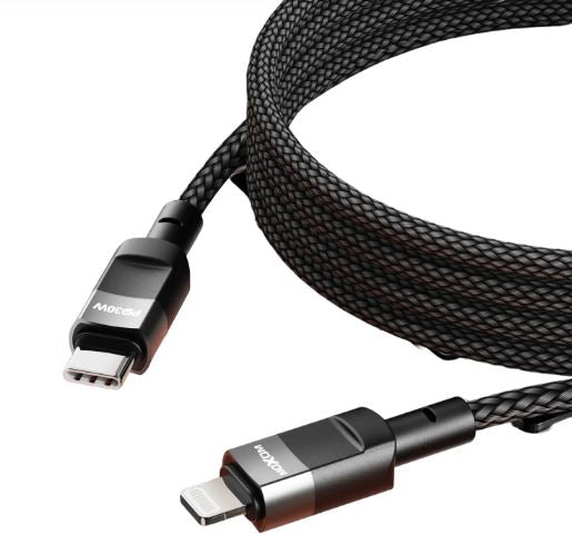 Cable datos Moxom CB140 30W Tipo c a Lightning