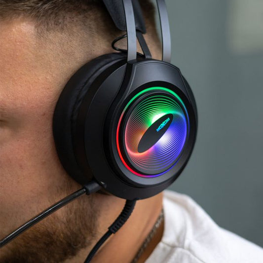 Audifonos Gamer Moxom EP21 RGB