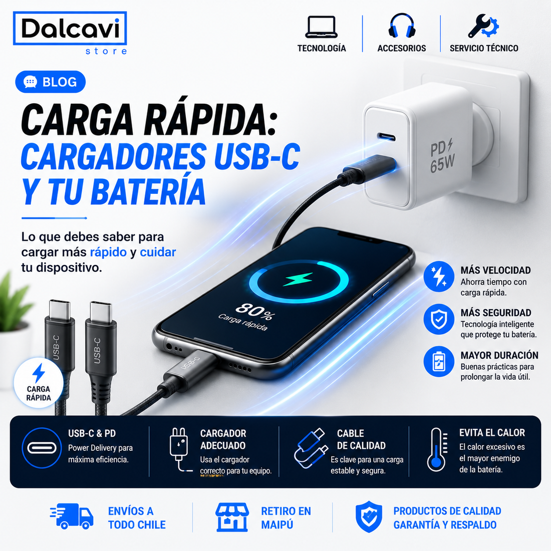 ¿Carga rápida daña la batería del celular? Todo lo que debes saber sobre cargadores y cables