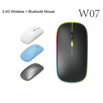Mouse recargable AOAS W07 USB y BLUETOOTH