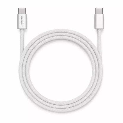Cable USB-C a USB-C RECRSI ORG-IP15 240W de 2 Metros – Blanco