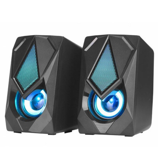 Parlantes PC Xtrike Me SK-402 Estéreo 2.0 6W RGB USB/AUX