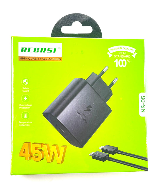 Cargador Recrsi 45w Tipo C PD NS-05