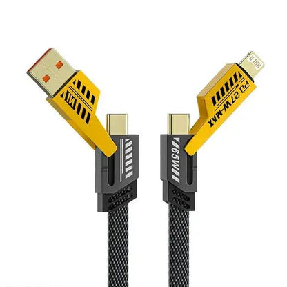 Cable de datos RECRSI USB 4 en 1 de 65w 27W