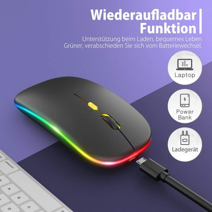Mouse recargable AOAS W07 USB y BLUETOOTH