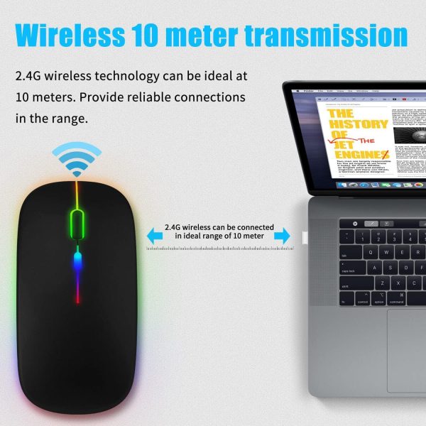 Mouse recargable AOAS W07 USB y BLUETOOTH