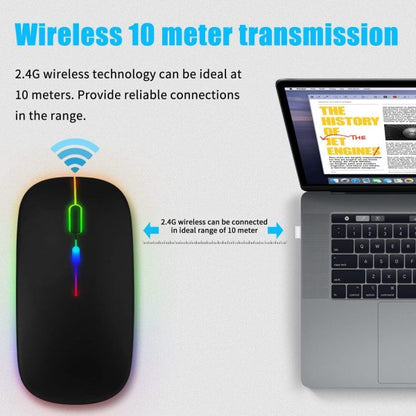 Mouse recargable AOAS W07 USB y BLUETOOTH