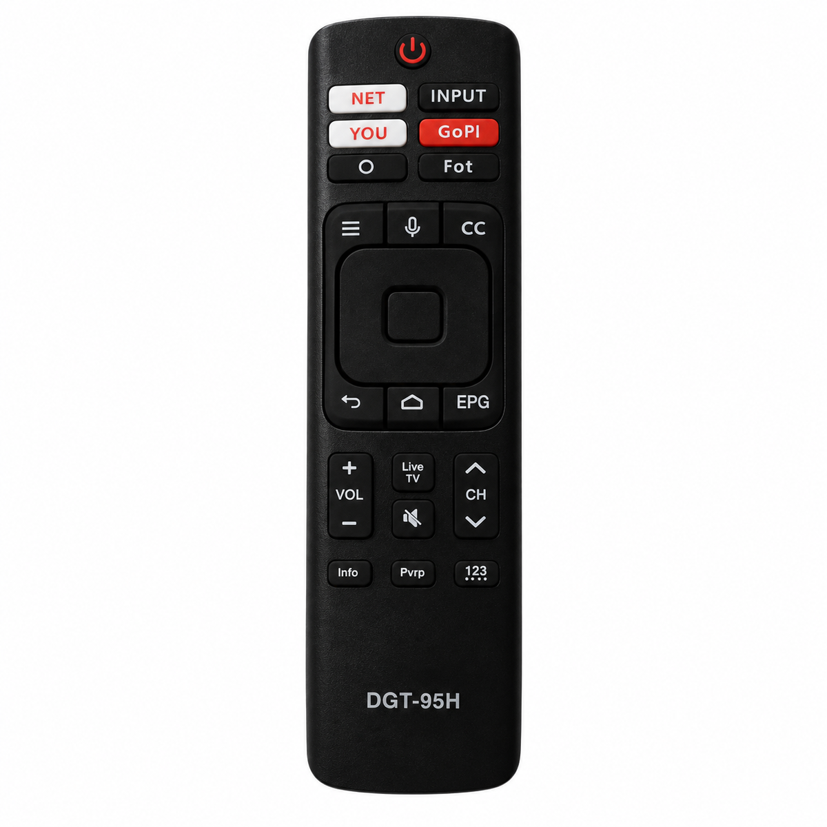 Control Remoto DGT-95H para Smart TV Android Hisense