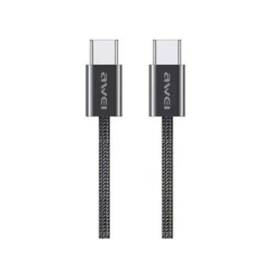 Cable AWEI CL-220T USB-C a USB-C 60W – 2 Metros