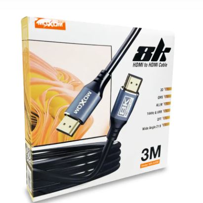 Cable HDMI 8K Moxom AX58 3 Metros 48Gbps – La máxima calidad de imagen