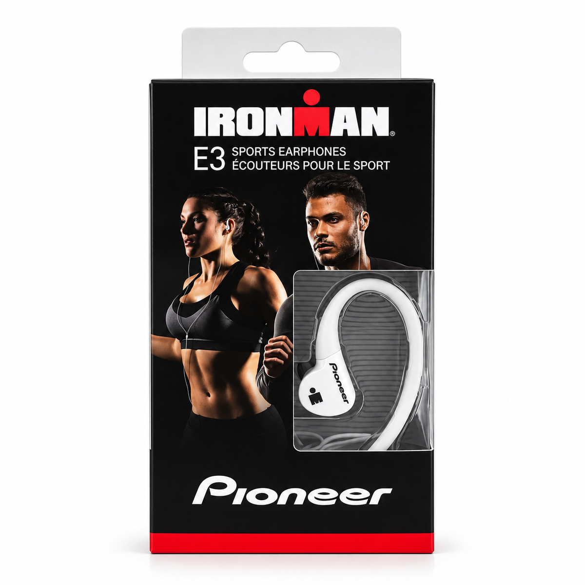Audífonos deportivos Pioneer SE-E3M blancos o celeste con gancho