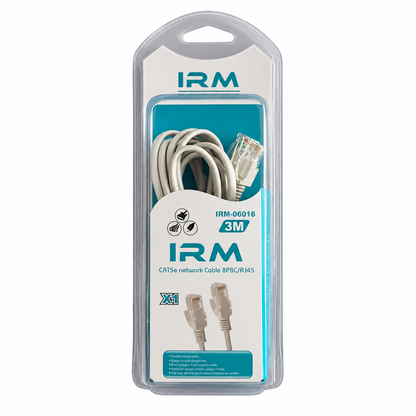 Cable de Red Ethernet IRM Cat5e RJ45 de 3 m