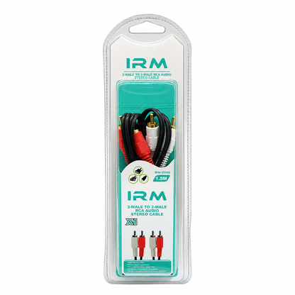 Cable de Audio RCA 2 a 2 IRM de 1,5 m