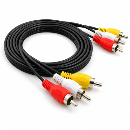 Cable RCA 3 a 3 IRM de Audio y Video de 1,5 m