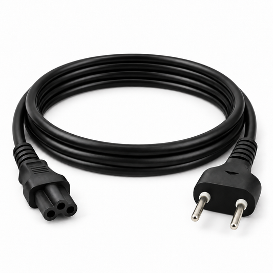 Cable de Poder Trébol IRM de 1,5 m para Cargador de Notebook