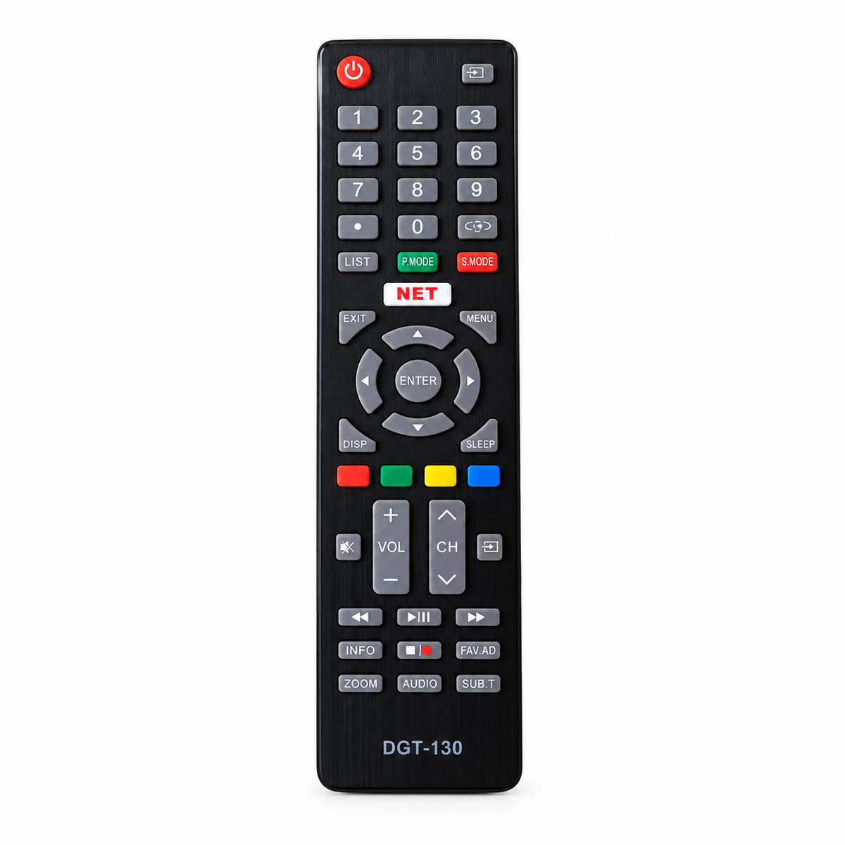 Control Remoto DGT-130 Compatible con Smart TV BGH, Master-G y Hyundai