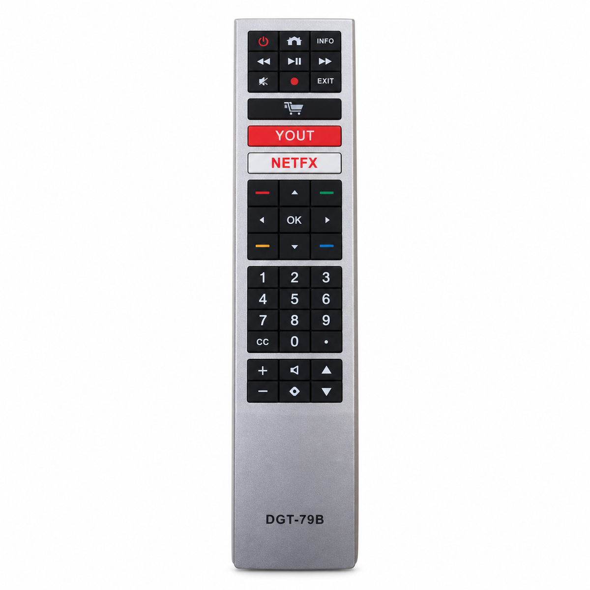 Control Remoto DGT-79B Compatible con Smart TV AOC