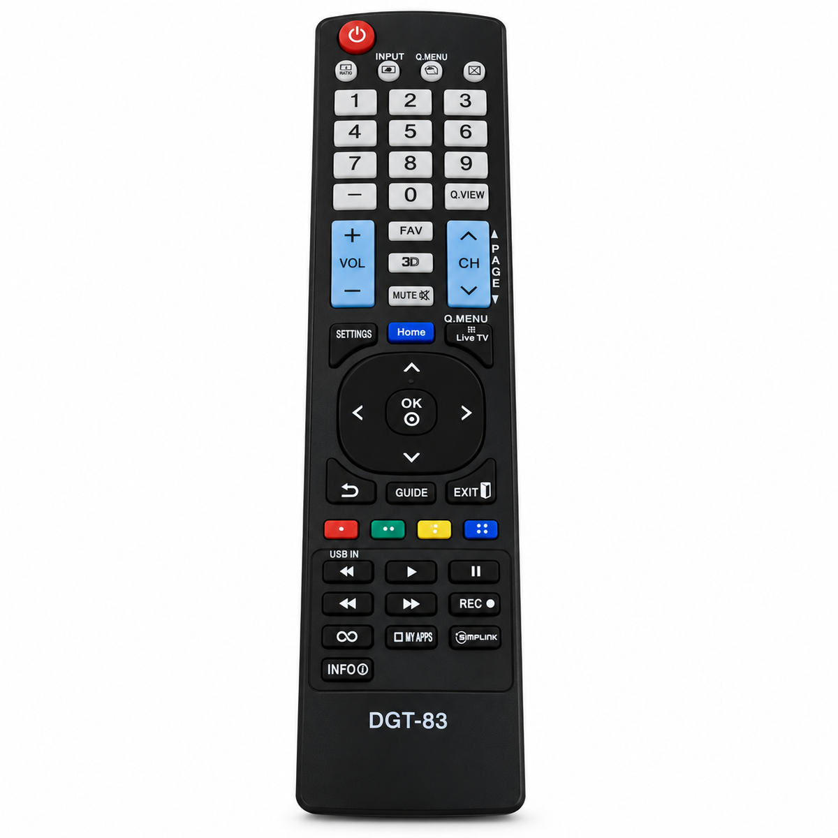 Control Remoto DGT-83 para Smart TV LG