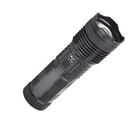 Linterna LED Recargable IRM-12983 P50 + COB con Pantalla Digital vista 2