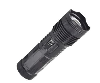 Linterna LED Recargable IRM-12983 P50 + COB con Pantalla Digital vista 2