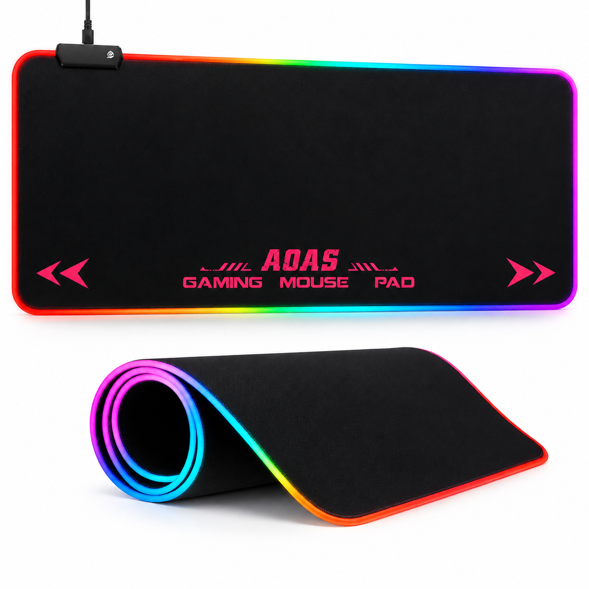 Mouse pad gamer XL RGB S4000 de 80 × 30 cm
