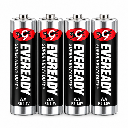 Pack 4 Pilas Eveready AA Super Heavy Duty | 1.5V