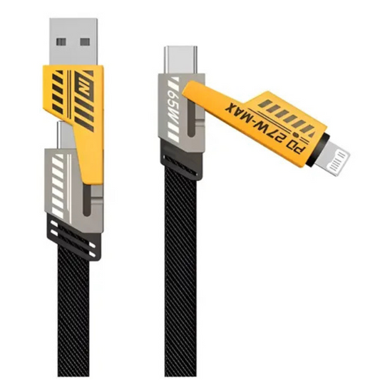 Cable Datos Ronpin 4 en 1 65W 27W Carga Rapida