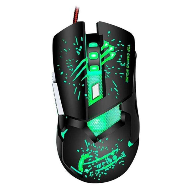 Mouse Gamer Weibo S10 3200dpi 6 Botones RGB