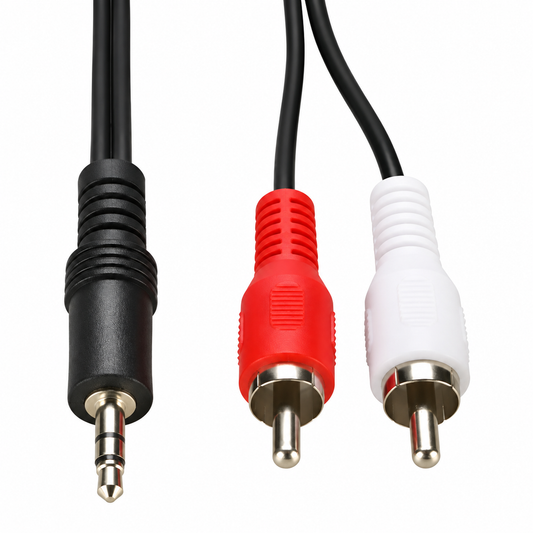 Cable de Audio IRM 3,5 mm a 2 RCA de 1,5 m