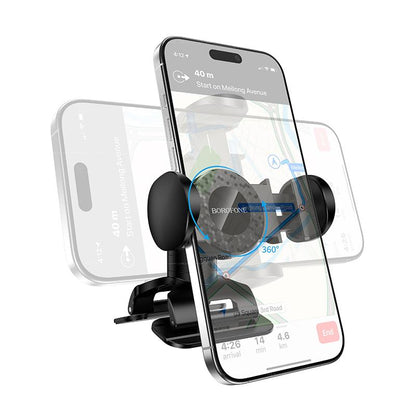 Soporte de Celular para Auto Borofone BH142 360° para Tablero – Negro