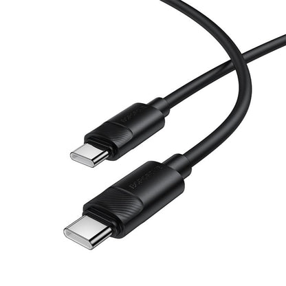 Cable USB-C a USB-C Borofone BX123 60W de Silicona – 1 Metro