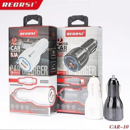 Pack Viajero para Auto: soporte + cable + cargador