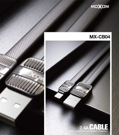 Cable Datos MOXOM MX-CB04 2.4 A USB a Lightning