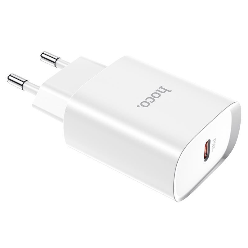 Cargador Hoco N14 PD20W con cable USB C a USB C