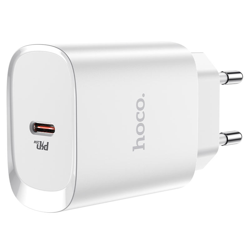 Cargador Hoco N14 PD20W con cable USB C a USB C