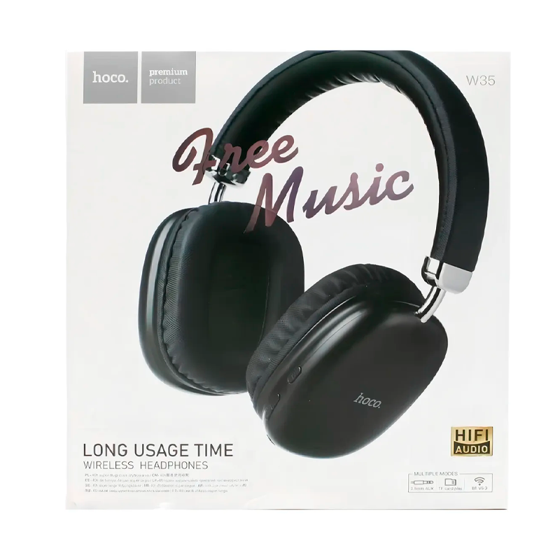 Audífonos Hoco W35 Bluetooth 40 hrs cancelación de ruido