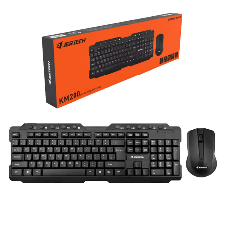 Kit Jertech Km200 Teclado + Mouse Inalámbrico