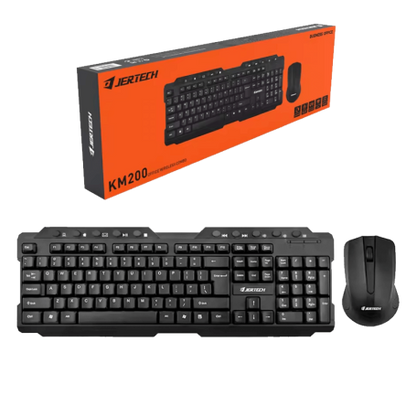 Kit Jertech Km200 Teclado + Mouse Inalámbrico