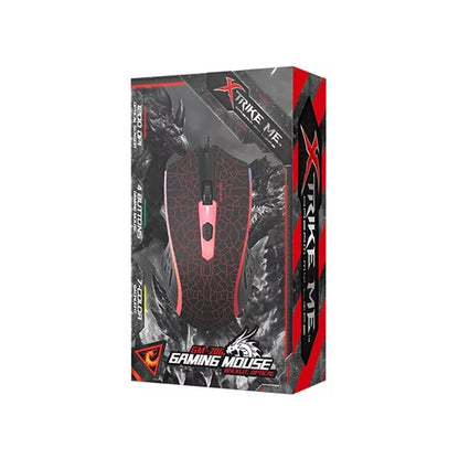 Mouse Gamer Xtrike Me GM-206 1200 Dpi 4 Botones RGB