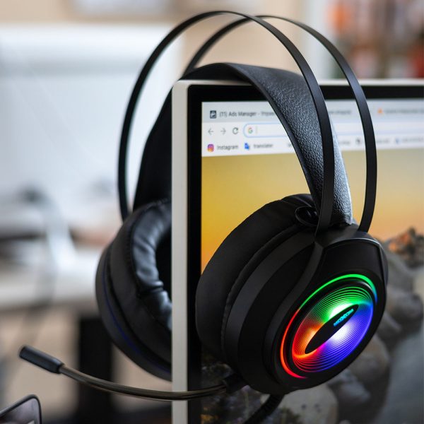 Audífonos Gamer Moxom EP21 RGB