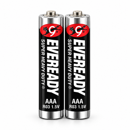 Pack 2 Pilas Eveready AAA Super Heavy Duty | 1.5V