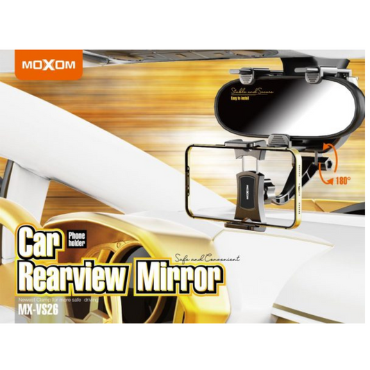 Soporte espejo retrovisor Moxom VS26 Brazo Antideslizante Giratorio de 360